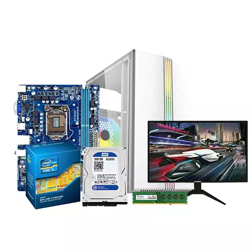 INTEL CORE I5 3RD GEN GIGABYTE GA-H61M-DS2 4GB RAM 500GB HDD 19 INCH MONITOR CORPORATE PC