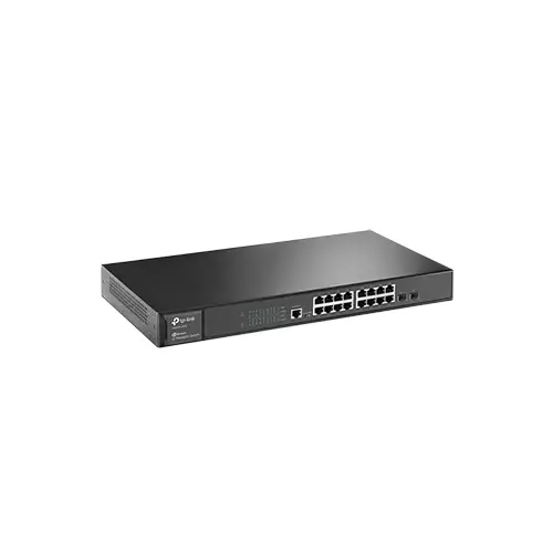 TP-LINK T2600G-18TS JETSTREAM 16-PORT GIGABIT L2 MANAGED NETWORK SWITCH WITH 2 SFP SLOTS SWITCH - 1
