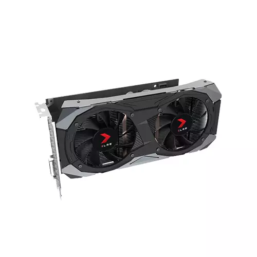 PNY GEFORCE GTX 1660 TI 6GB DUAL FAN XLR8 GAMING OVERCLOCKED EDITION GDDR6 GRAPHICS CARD-gallery-2