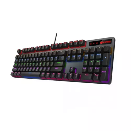 RAPOO V500 PRO BACKLIT USB MECHANICAL GAMING KEYBOARD - 1