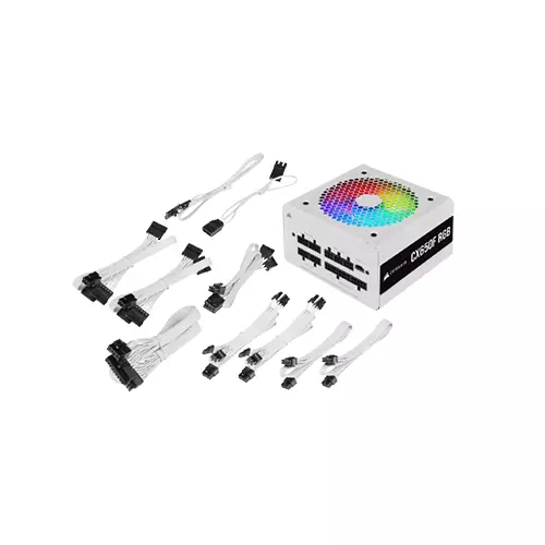 Corsair CX650F RGB 650 Watt 80 Plus Bronze Certified Fully Modular RGB Power Supply-gallery-2