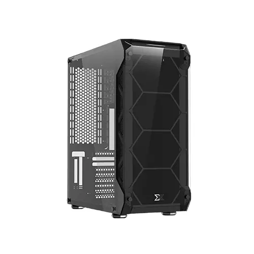 XIGMATEK OVERTAKE TEMPERED GLASS EATX GAMING CASE - 1