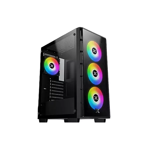 XIGMATEK ELITE ONE TEMPERED GLASS ATX GAMING CASE (BLACK)
