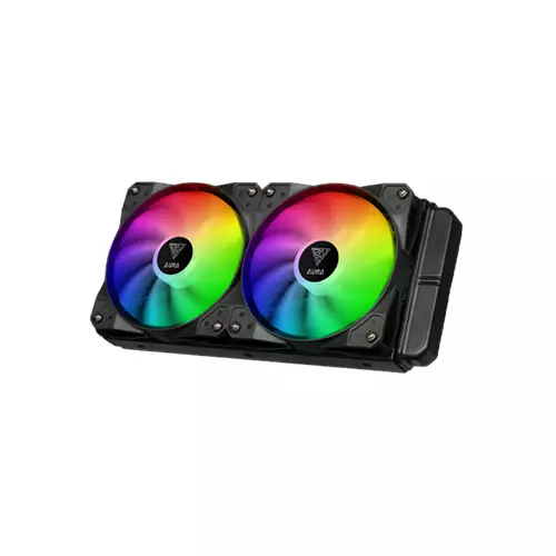 GAMDIAS AURA GL240 ALL-IN-ONE RGB LIQUID COOLER - 1