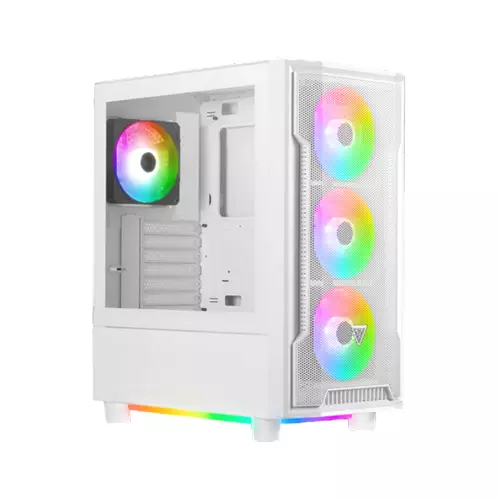 GAMDIAS ATHENA M6 Lite WH RGB MID-TOWER ATX CASE-gallery-1