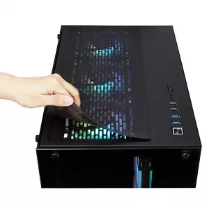 XIGMATEK EN41787 Aquarius TG RGB Gaming Case - 3