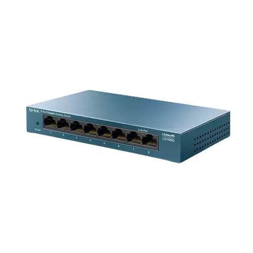 TP-LINK LS108G LITEWAVE 8-PORT GIGABIT DESKTOP SWITCH - 1