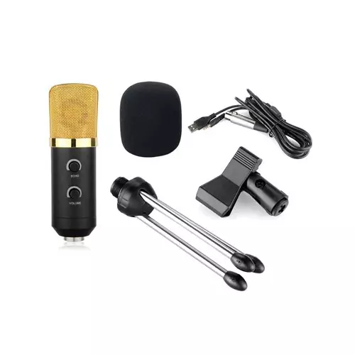 BM-100FX USB POWERED CONDENSER STUDIO RECORDING MICROPHONE WITH NOISE CANCEL AND ECHO EFFECT-gallery-2