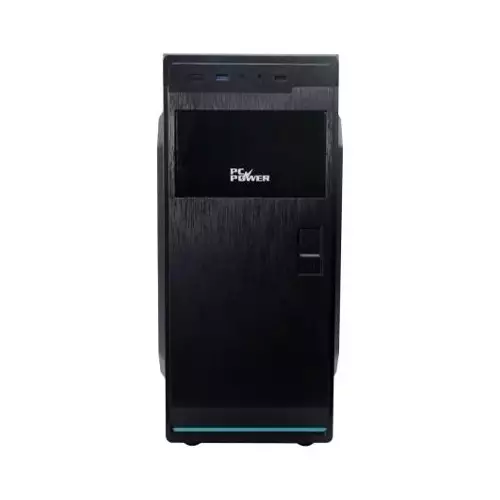 PC POWER 180G-1Ux3.0 MID TOWER DESKTOP CASE WITH 230 WATT PSU WITH 2 YEARS WARRANTY - 1