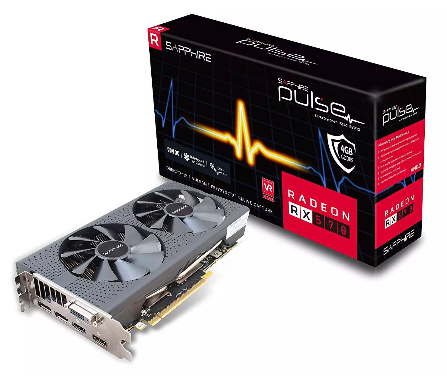 SAPPHIRE PULSE RADEON RX 570 4GB Graphics Card