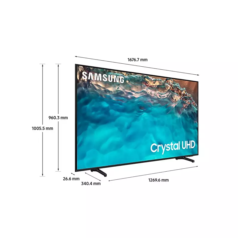 SAMSUNG 75BU8000 75 INCH 4K CRYSTAL UHD SMART TELEVISION-1