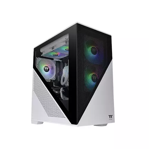 THERMALTAKE DIVIDER 170 TG SNOW ARGB MICRO COMPUTER CASE (WHITE)