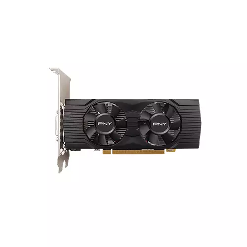 PNY GEFORCE GTX 1650 4GB DUAL FAN LOW PROFILE GRAPHICS CARD - 1
