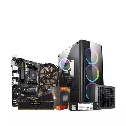 AMD RYZEN 5 5600 GIGABYTE B550M DS3H 16GB RAM 8GB GPU GAMING PC