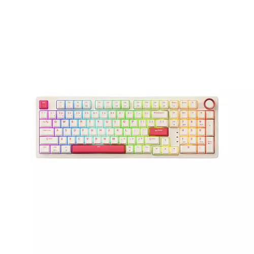 JAMESDONKEY RS2 ROSY RGB MECHANICAL KEYBOARD(HUANO RED WHITE SWITCH)