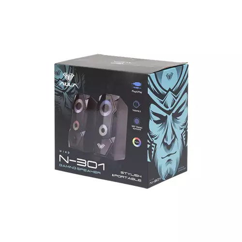 AULA N-301 2X3W RGB SPEAKERS-1