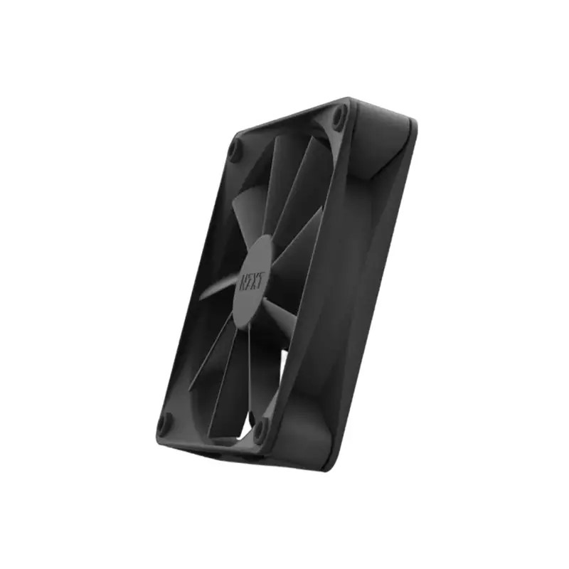 NZXT F120Q 120MM QUIET AIRFLOW CASE FAN - BLACK & WHITE - 1