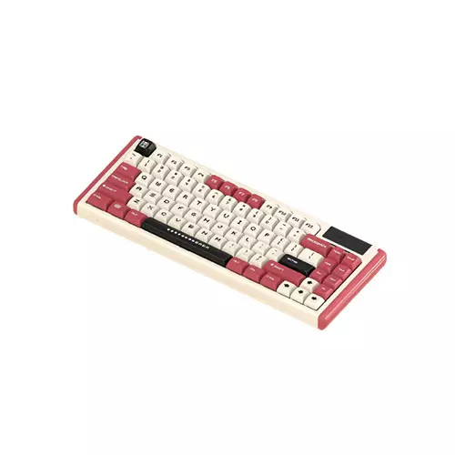 DUSTSILVER D84 CLASSICAL RETRO HOT SWAPPING RGB WIRELESS MECHANICAL KEYBOARD RED SWITCH - 1
