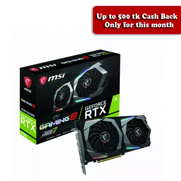 MSI Geforce RTX 2060 Gaming Z 6GB Graphics Card