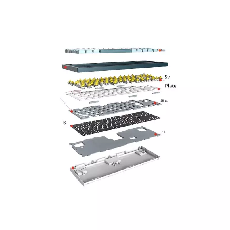 Montech MK87FR MKey TKL Freedom Mechanical Gaming Keyboard - 9