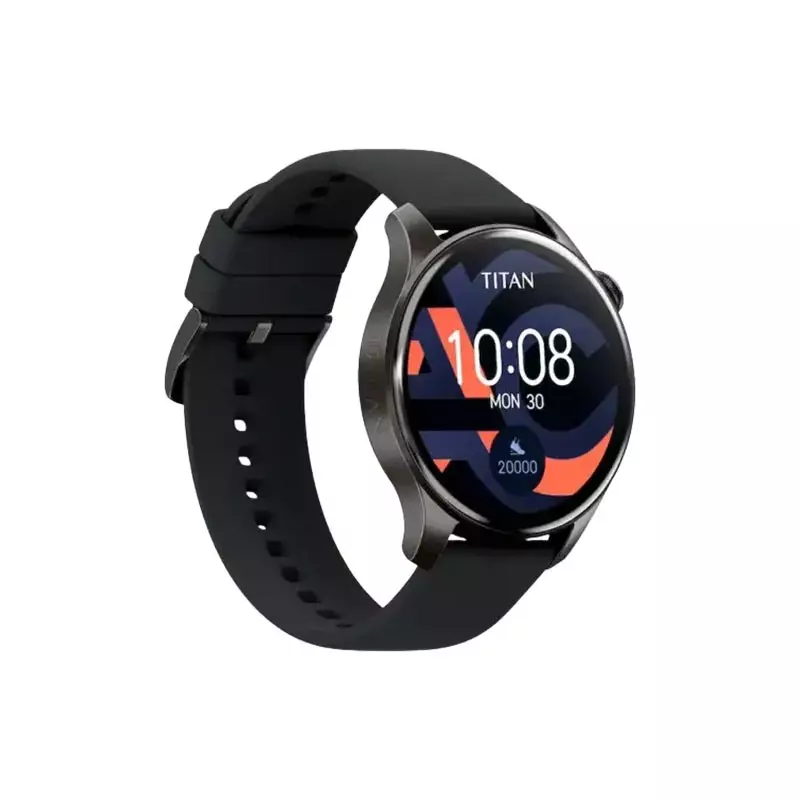 TITAN TALK AMOLED Calling Bluetooth Smart Watch (Black) - 1