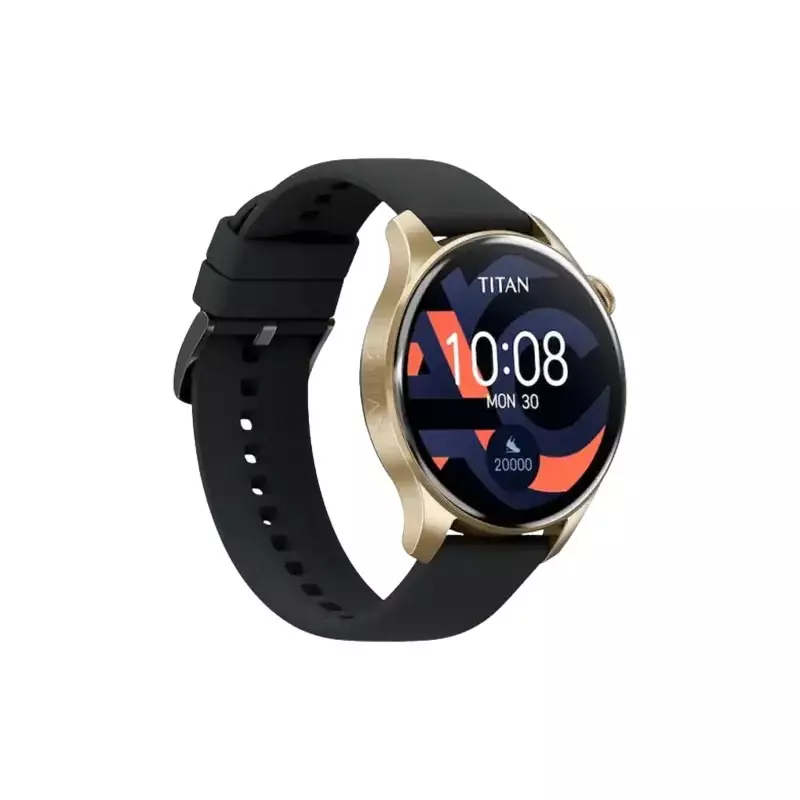 TITAN TALK AMOLED Calling Bluetooth Smart Watch (Black) - 2