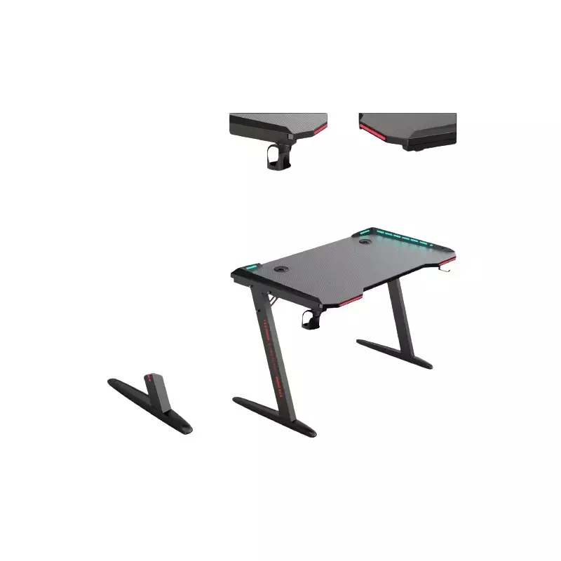 Generic Z8 RGB Lighting Z Shaped Gaming Table-gallery-2