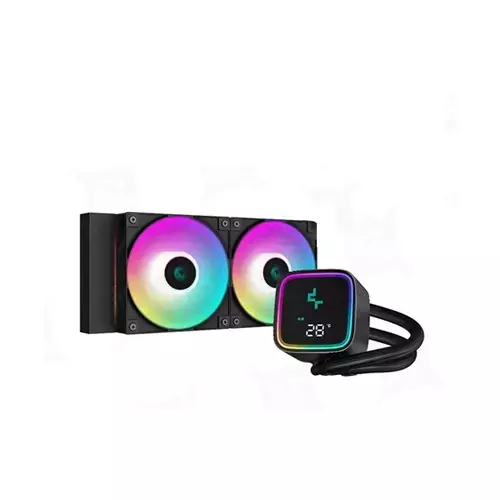 DeepCool LS520 SE Digital 240mm Radiator Real-time Temperature CPU Cooler