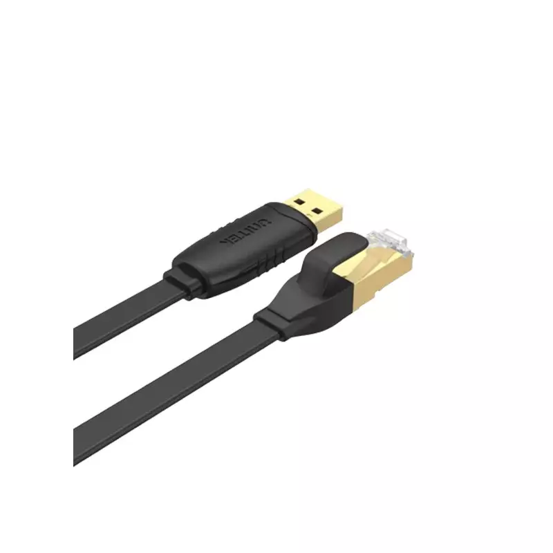 UNITEK RJ45 USB 2.0 to Console Rollover Flat Cable-2