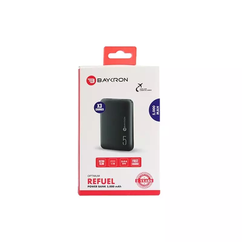 Baykron BA-PB-BLK-50 5000MAH Type C Power Bank - 2