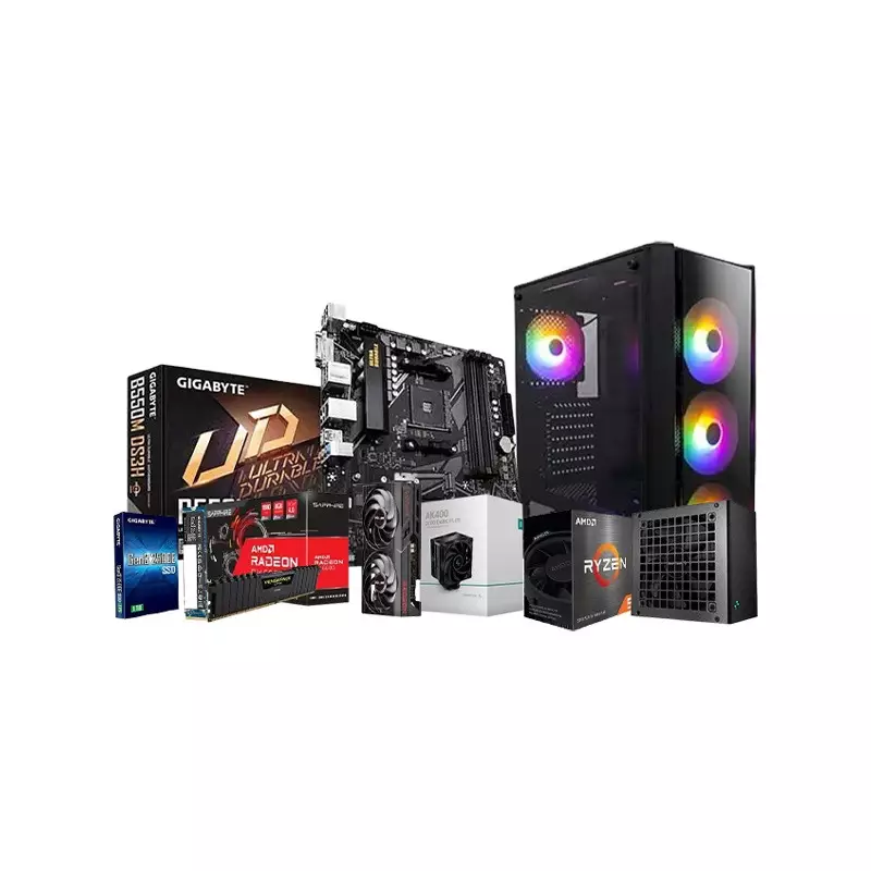AMD RYZEN 5 5600 GIGABYTE B550M Motherboard 16GB RAM 1 TB SSD Gaming Desktop PC with Graphics