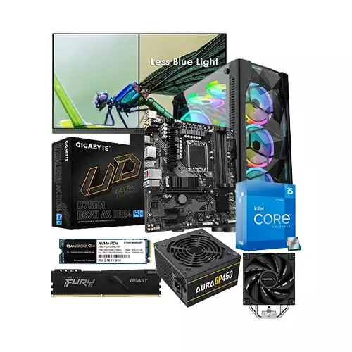 Intel Core Core i5-12400 GIGABYTE B760M Motherboard 16GB RAM 512GB SSD Desktop PC