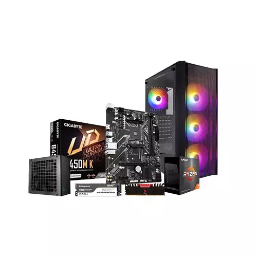 AMD RYZEN 7 5700G GIGABYTE B450M K Motherboard 16GB Ram 512GB SSD Desktop PC