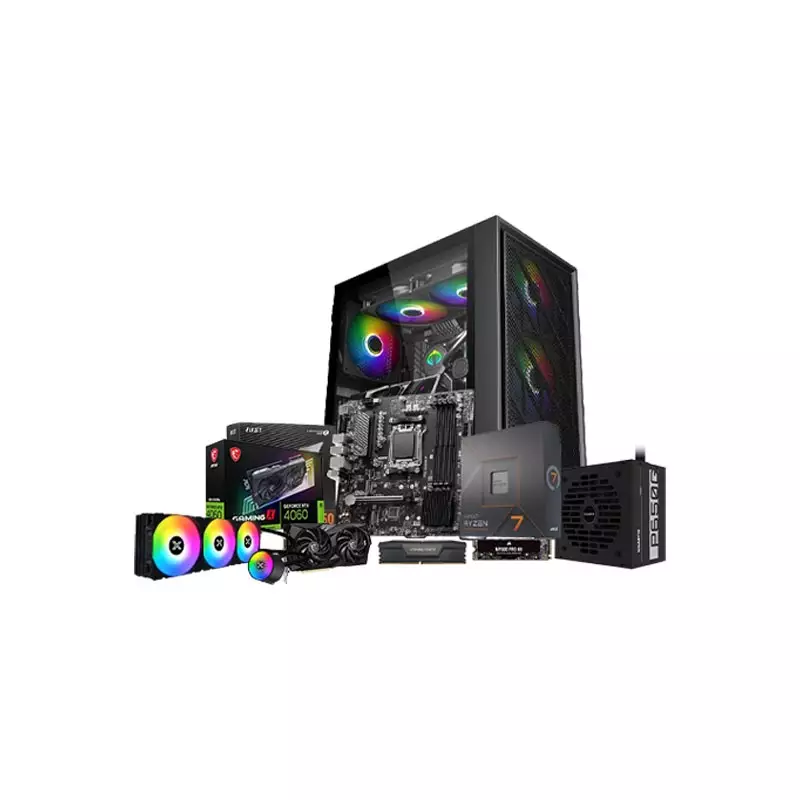 AMD RYZEN 7 7700X MSI PRO B650M-P Motherboard 16GB RAM 1TB SSD Gaming PC with Graphics Card