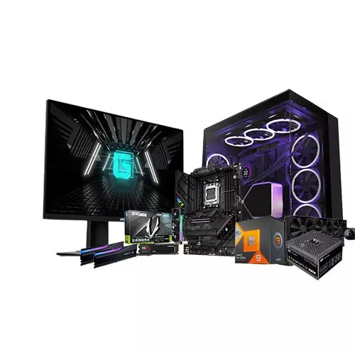 AMD RYZEN 9 7950X3D ASUS ROG STRIX B650E-F Motherboard 64GB RAM 1TB SSD Gaming PC with Graphics Card