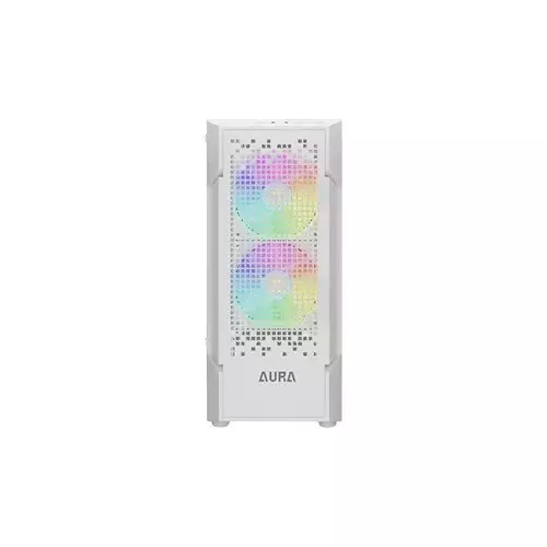 Gamdias AURA GC7 RGB ATX Mid-Tower Gaming Case (White) - 1