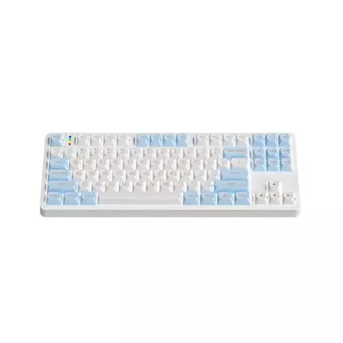 Zifriend Furycube G87 Gasket Hot-swappable Mechanical Keyboard (Noah Silver Switch) - 1