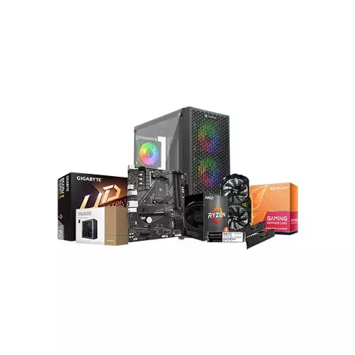 AMD RYZEN 5 5600 GABYTE B550M K Motherboard 16GB RAM 512GB SSD Gaming PC With Graphics Card