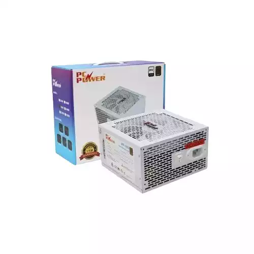 PC Power PP-400W ATX 400W 80+ Bronze Gaming Power Supply White