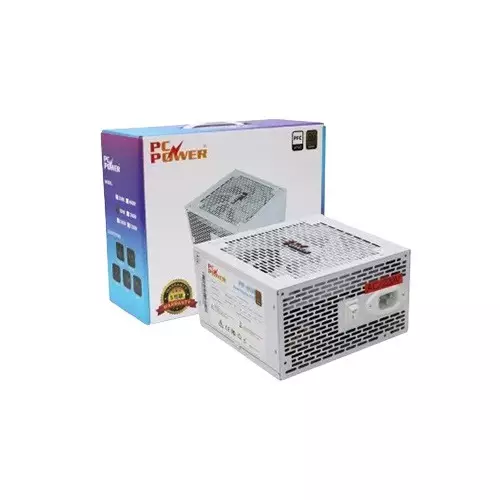 PC Power PP-400W ATX 400W 80+ Bronze Gaming Power Supply White