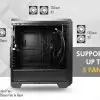 Antec NX200 ATX Mid Tower Cabinet Transparent Side Panel Gaming Case-1