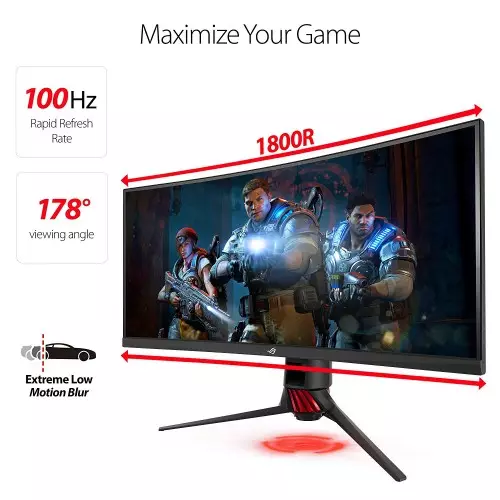 ASUS ROG Strix XG35VQ 35 inch WQHD Curved 100 Hz FreeSync LCD Gaming Monitor - 1