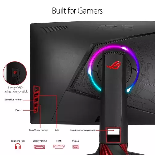 ASUS ROG Strix XG35VQ 35 inch WQHD Curved 100 Hz FreeSync LCD Gaming Monitor - 3