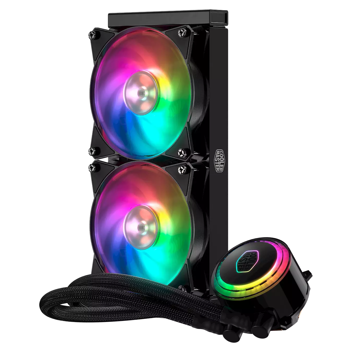 CoolerMaster  Master liquid ML240R ARGB 240mm All in One Liquid CPU Cooler - 1
