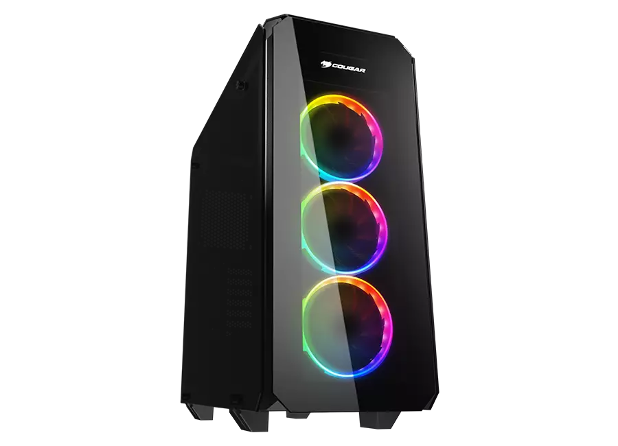 COUGAR PURITAS RGB Tempered Glass Cover Mid-Tower Case - 1