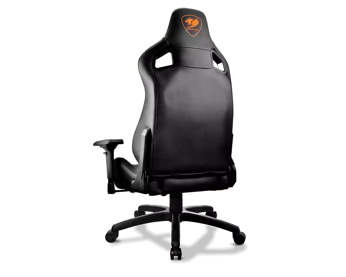 Cougar Armor s Black Premium Breathable PVC Leather Gaming Chair - 1