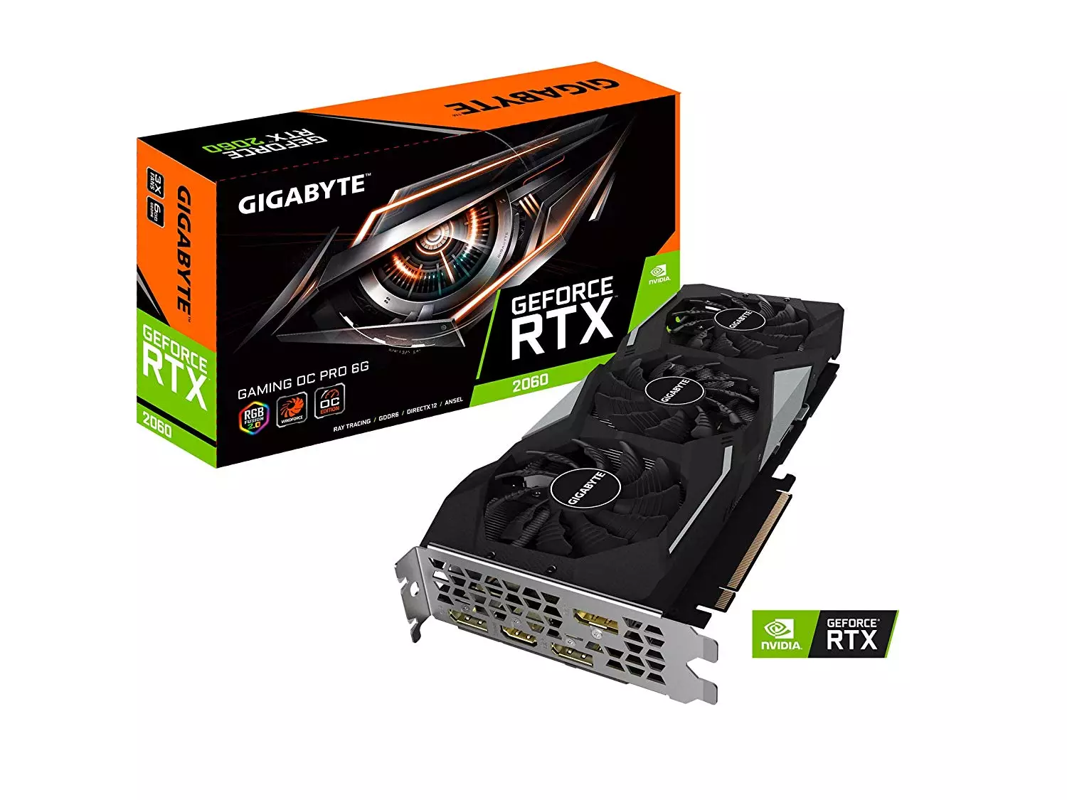 GIGABYTE GeForce RTX 2060 GAMING OC PRO 6GB Graphics Card