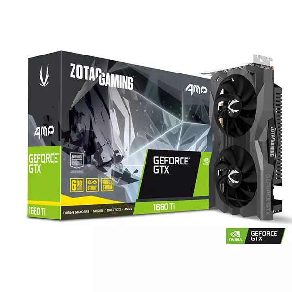 ZOTAC GAMING GeForce GTX 1660 Ti AMP 6GB Graphics Card