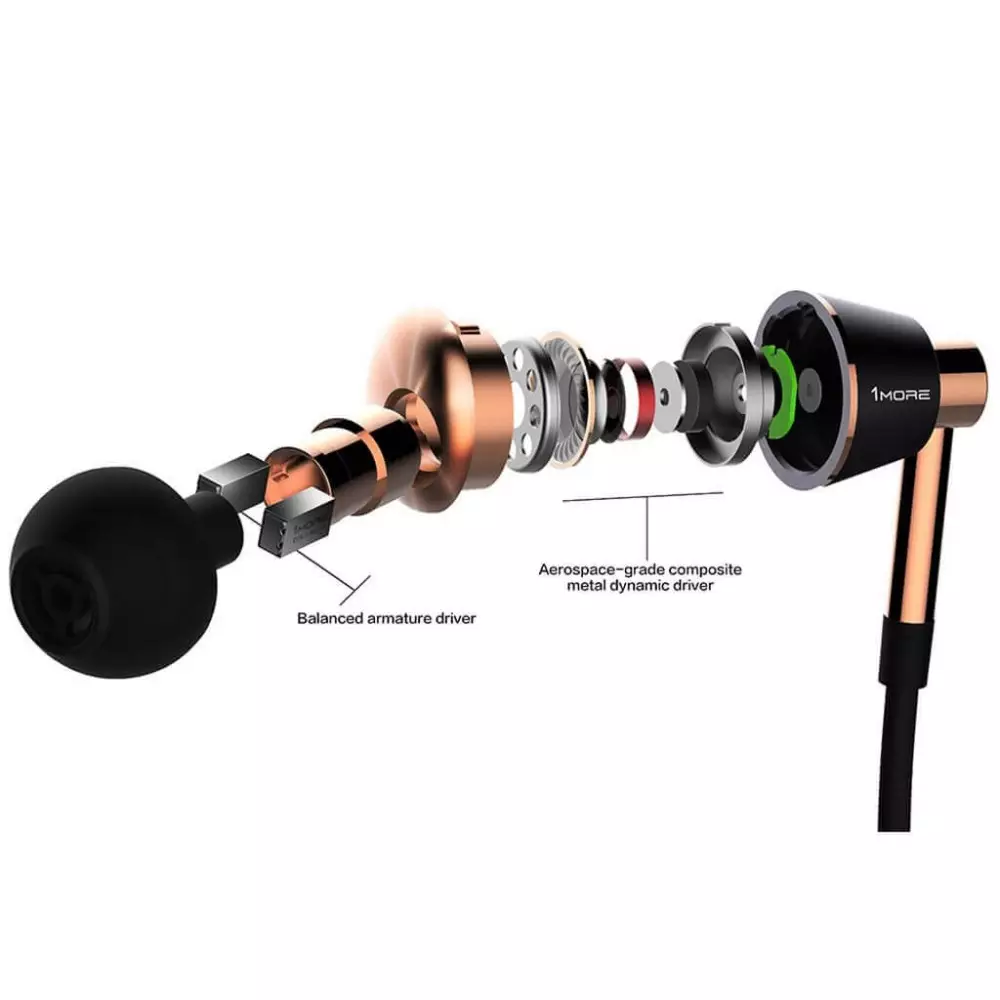 1MORE E1001 Bluetooth Triple Driver In-Ear Headphone-2