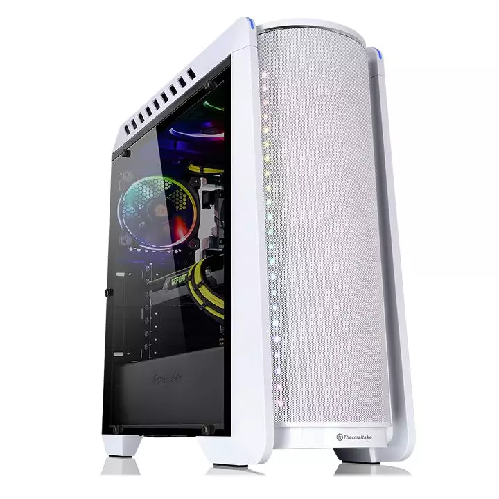 Thermaltake Versa C24 RGB Mid-Tower Casing (White)